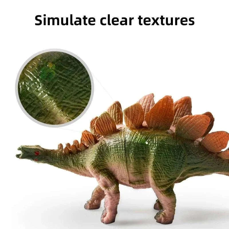Simulation Dinosaur Toy Set for Kids with Storage Box-64PCS Set