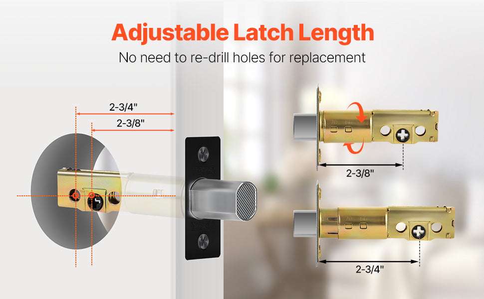 Single Cylinder Deadbolt Lock with 3 Keys for Interior & Exterior Doors-Silver / United States