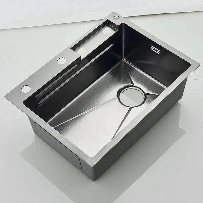 Single Slot Kitchen Sink with Faucet 60x45cm 4-Function-Set Q1 68X45cm / Mexico