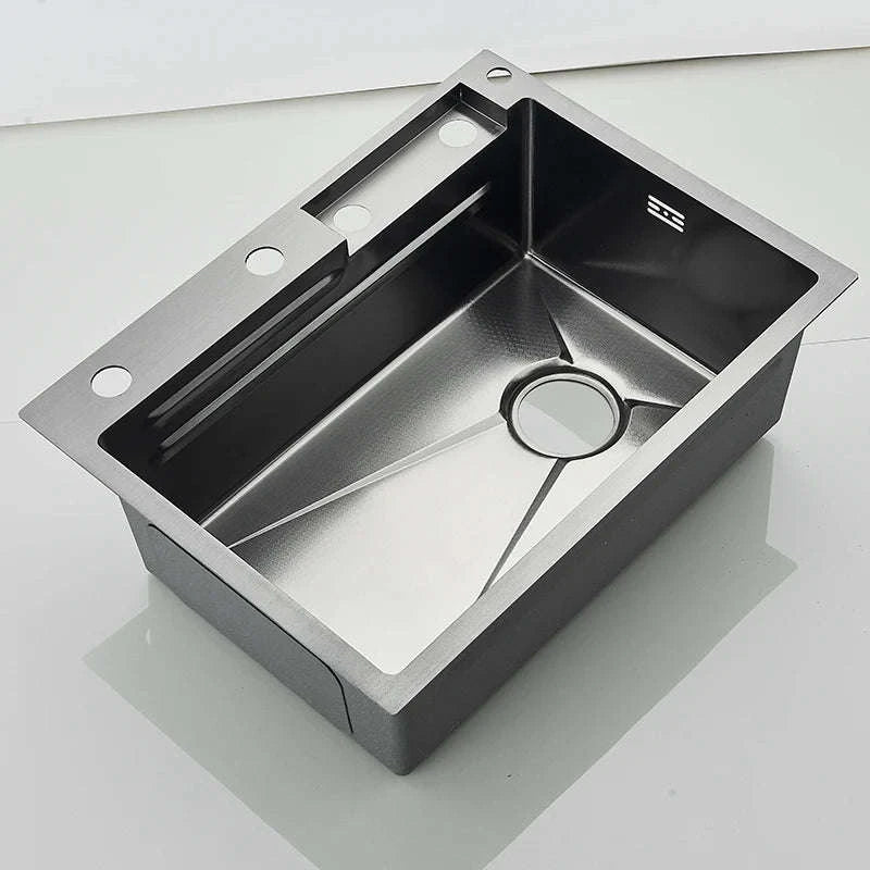 Single Slot Kitchen Sink with Faucet 60x45cm 4-Function-Set Q1 68X45cm / Mexico