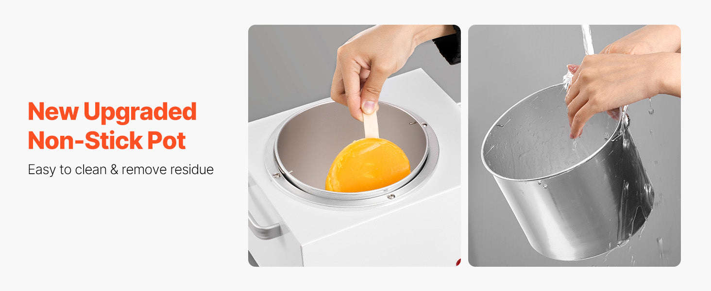 Single Wax Warmer 300W with 100 Wax Sticks-2500ml / United States