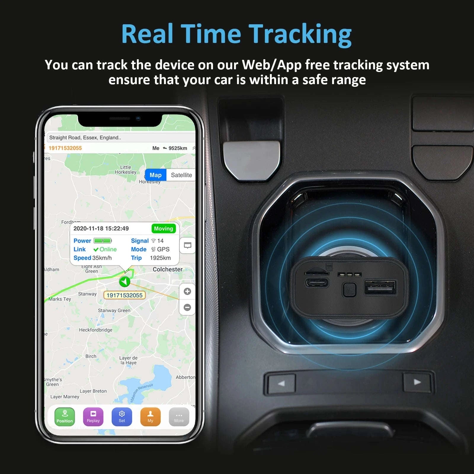 SinoTrack 4G USB Car Cigarette Lighter GPS Tracker ST-909L Car Phone Charger with Free Online Tracking APP-909L-4G