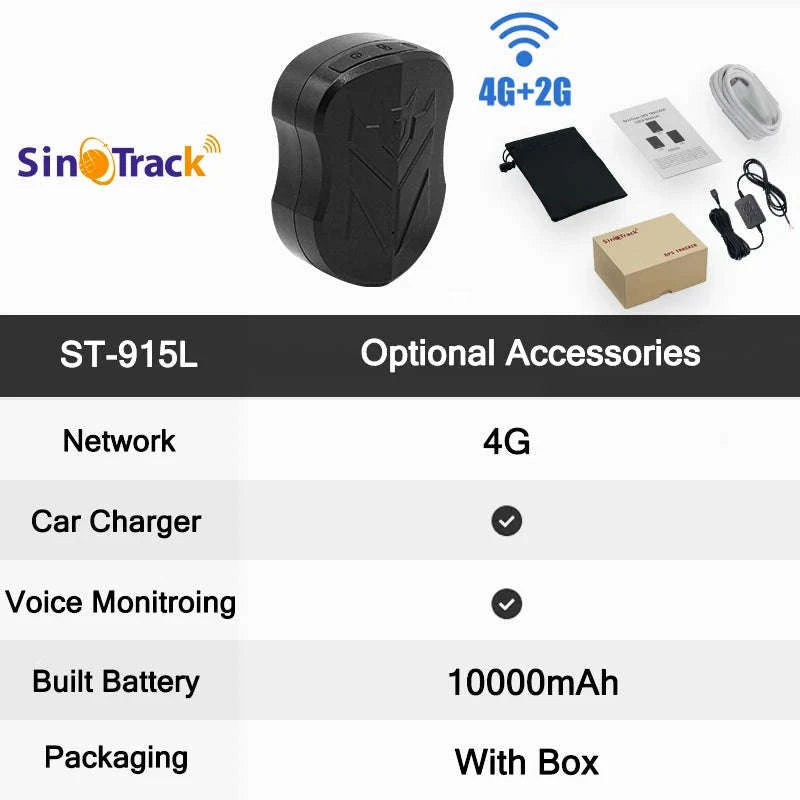 SinoTrack GPS Tracker 4G-ST915 4G Device Only