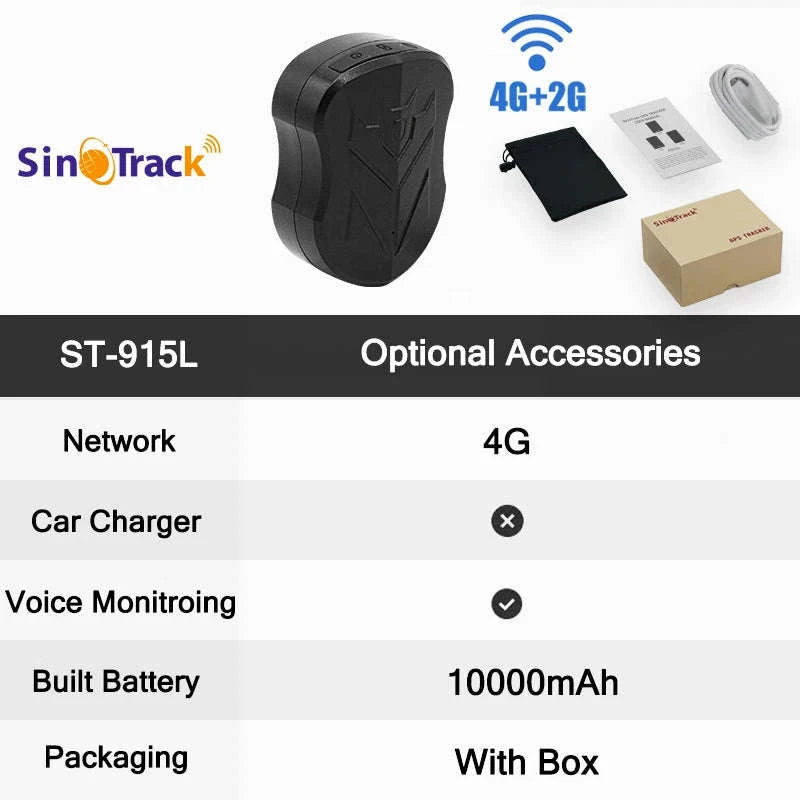 SinoTrack GPS Tracker 4G-ST915 4G Device Only