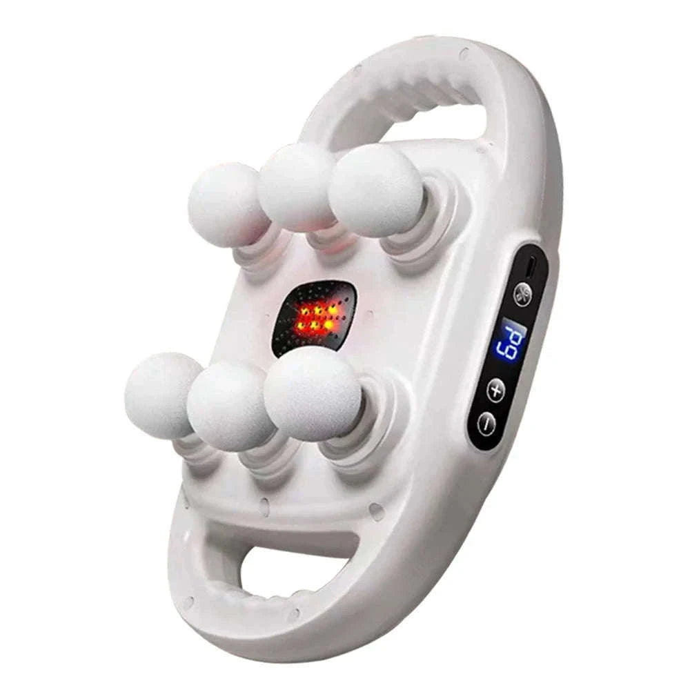 Six-Head Fascia Massage Gun for Deep Muscle Relief-Black