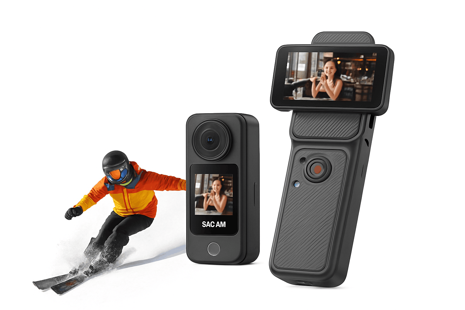 SJCAM C400 4K Pocket Camcorder for Vlogging and Travel-C400 / United States