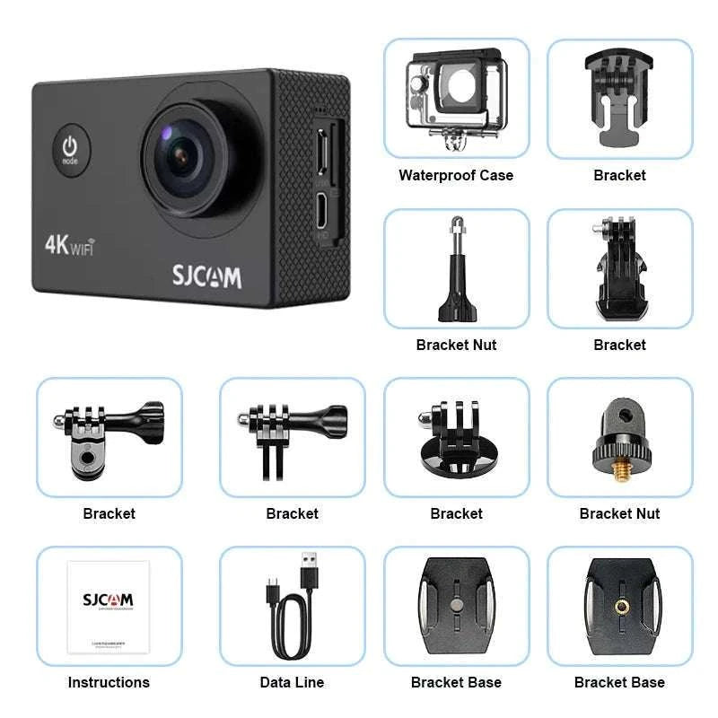 SJCAM SJ4000 Air 4K WiFi Action Camera 30M Waterproof Wide Angle-SJ4000 Air / Standard