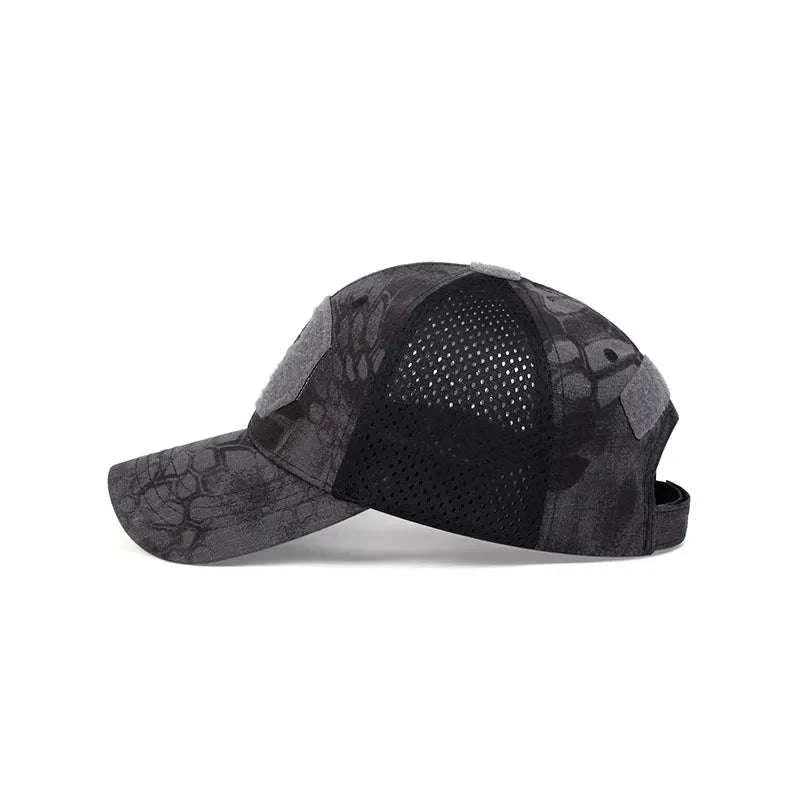 Skull Embroidered Baseball Cap with Breathable Patch Design-SFH8