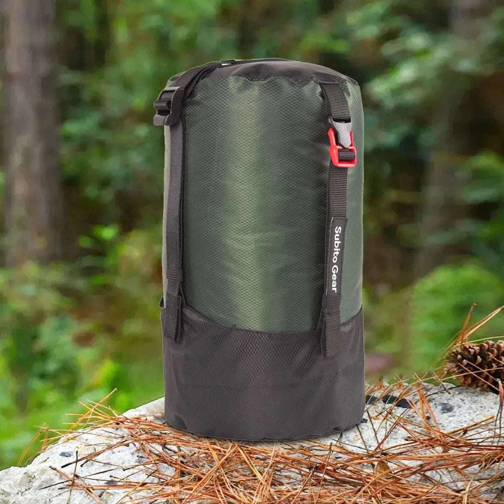 Sleeping Bag Compression Storage Bag Waterproof Portable Ultralight 1-25L-Purple 1-2L