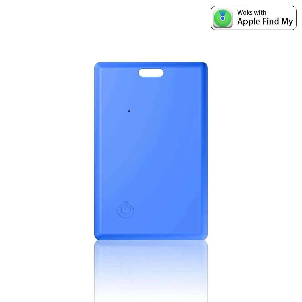 Slim Bluetooth Wallet Tracker Card for Apple Find My-1Pcs Apple Blue