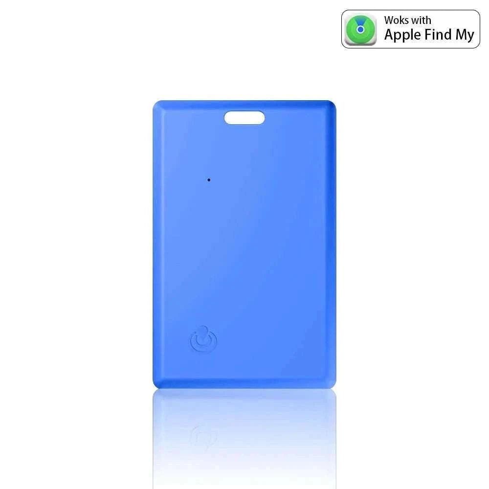 Slim Bluetooth Wallet Tracker Card for Apple Find My-1Pcs Apple Blue