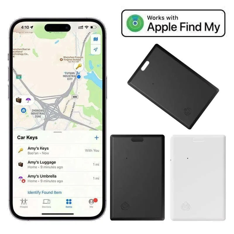 Slim Bluetooth Wallet Tracker Card for Apple Find My-1Pcs Apple Blue