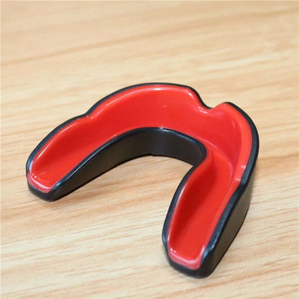 Slim Fit Sports Mouth Guard for Boxing Football Hockey (1–4 Pack)-1X  Black white / China Mainland