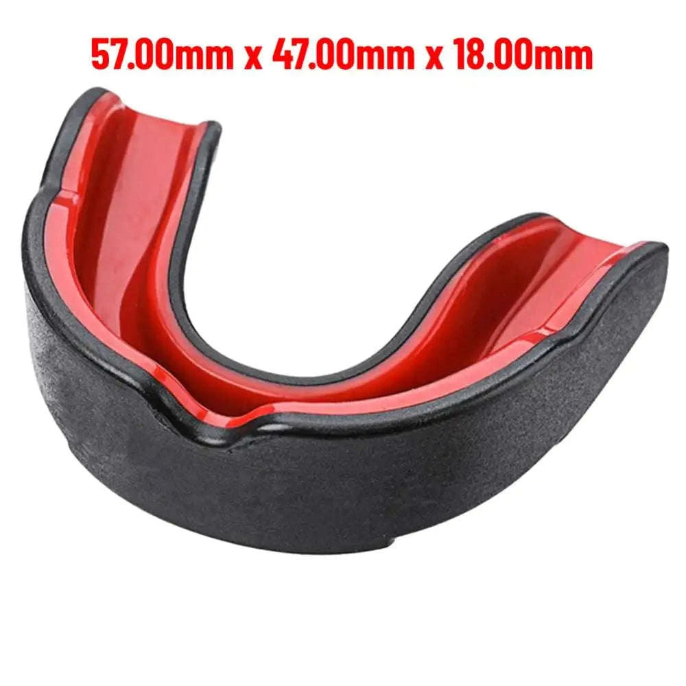 Slim Fit Sports Mouth Guard for Boxing Football Hockey (1–4 Pack)-1X  Black white / China Mainland