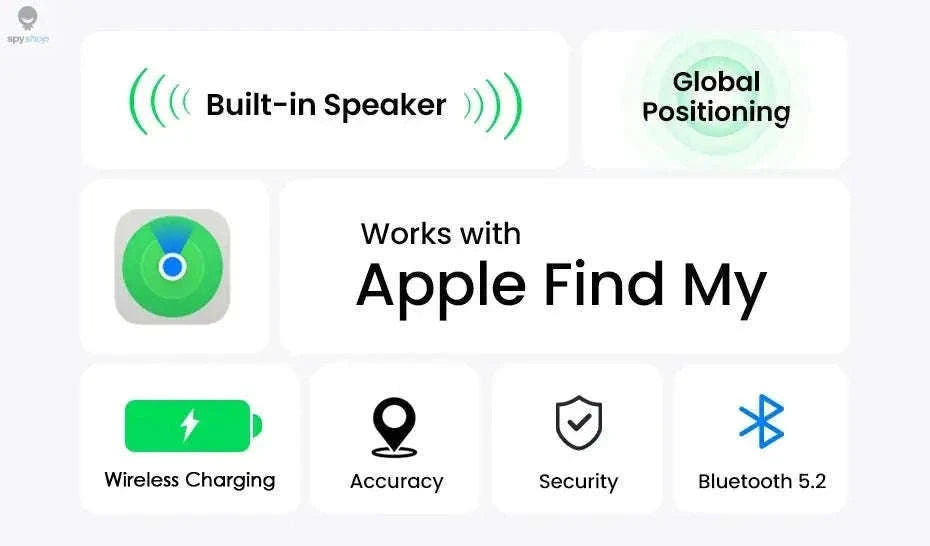 Slimmest Tracker Card for Apple Find My Wallet Tracking-Vingnut-Wireless