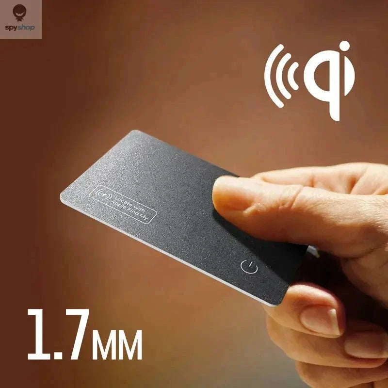 Slimmest Tracker Card – Ultra‑Thin Apple Find My Wallet Locator with Wireless Charging-Vingnut-Wireless