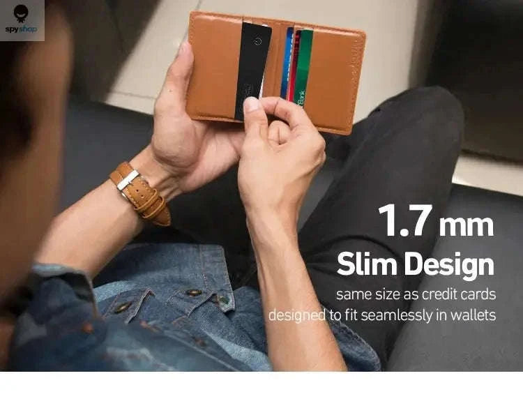 Slimmest Tracker Card – Ultra‑Thin Apple Find My Wallet Locator with Wireless Charging-Vingnut-Wireless