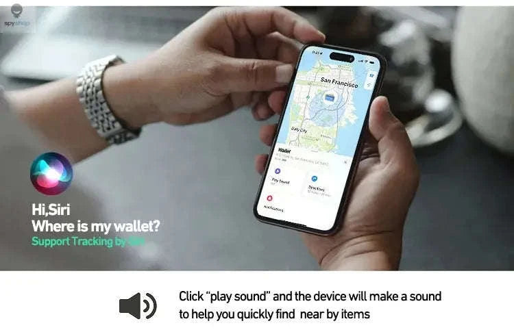 Slimmest Tracker Card – Ultra‑Thin Apple Find My Wallet Locator with Wireless Charging-Vingnut-Wireless