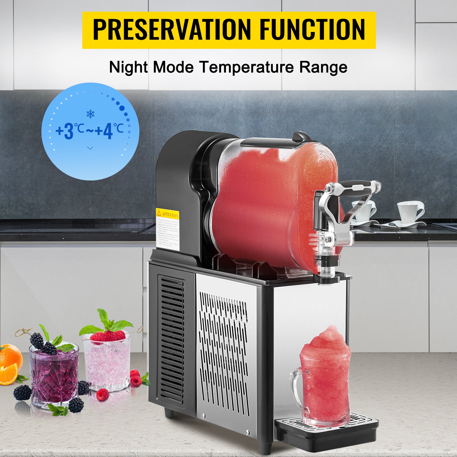 Commercial Slushie Machine 3L/6L Frozen Drink & Smoothie Maker