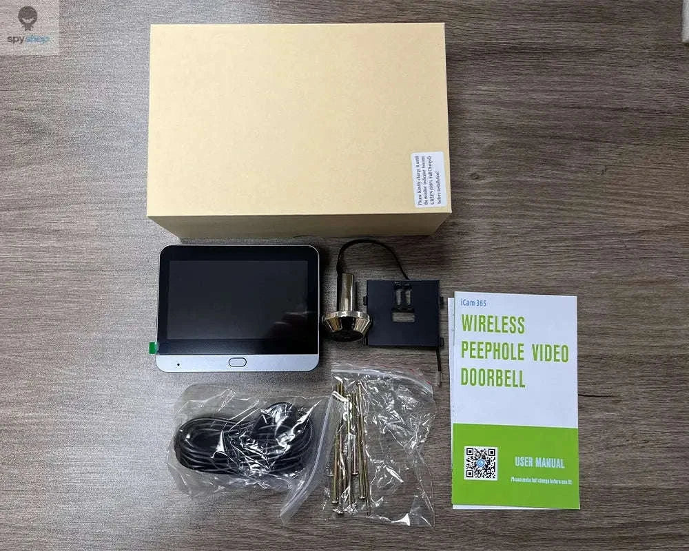 Smart 3MP Digital Peephole Camera with Wireless Door Viewer-Door Camera