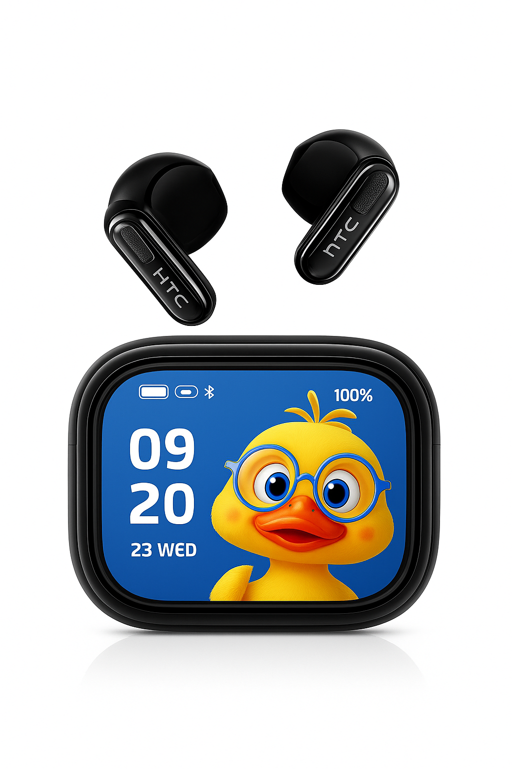 Älykäs AI-tulkki HTC NE68 Langaton Bluetooth-kuulokkeet kaiuttimella Clear Sound -kuulokkeet, alhainen viive, käännös, 40 h toistoa