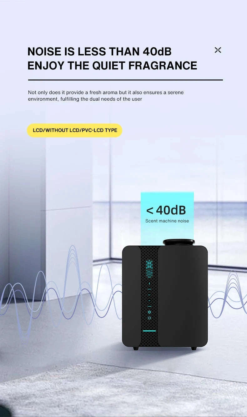 Smart Aroma Diffuser 200ml for Homes and Large Spaces-BLACK Bluetooth WIFI / US / United States