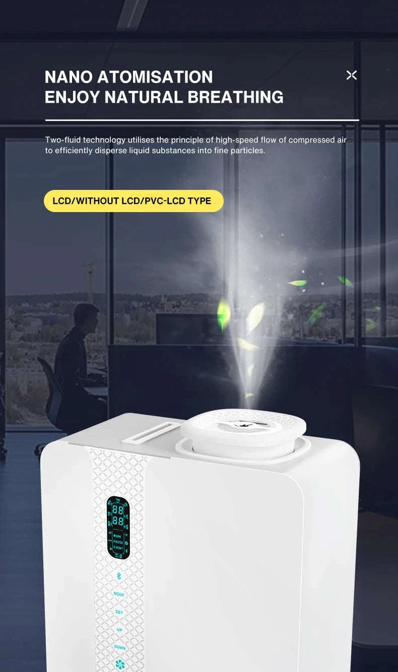 Smart Aroma Diffuser 200ml for Homes and Large Spaces-BLACK Bluetooth WIFI / US / United States