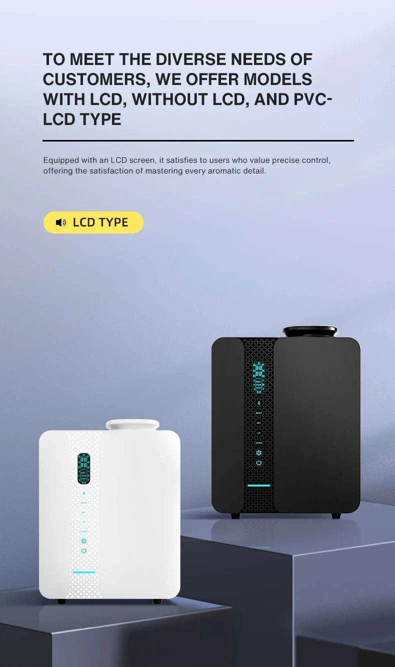 Smart Aroma Diffuser 200ml for Homes and Large Spaces-BLACK Bluetooth WIFI / US / United States