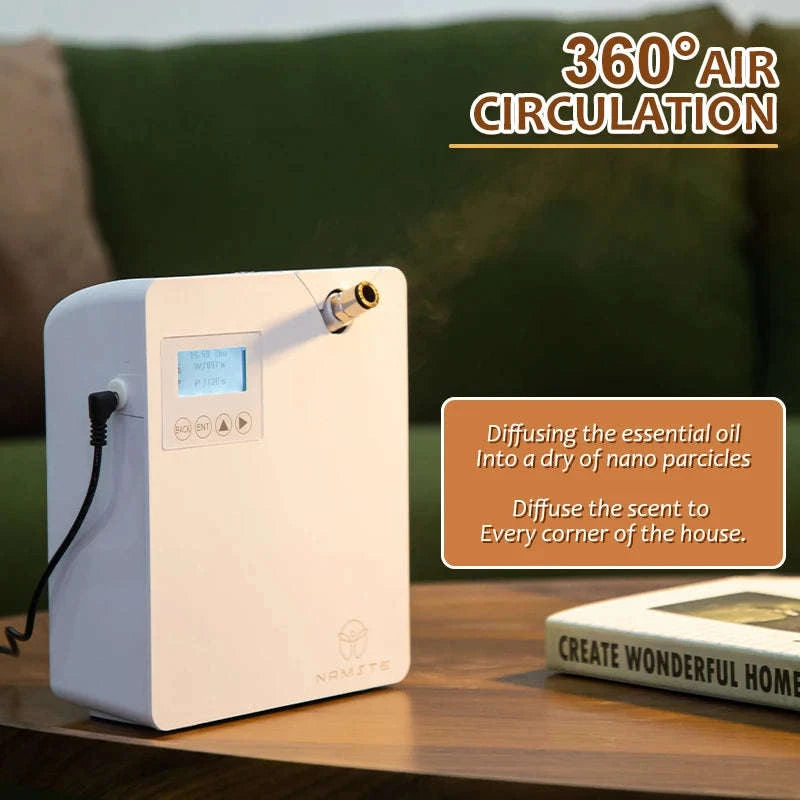 Smart Aroma Diffuser with App, Bluetooth Control and Quiet Mist-067-Black / US / United States