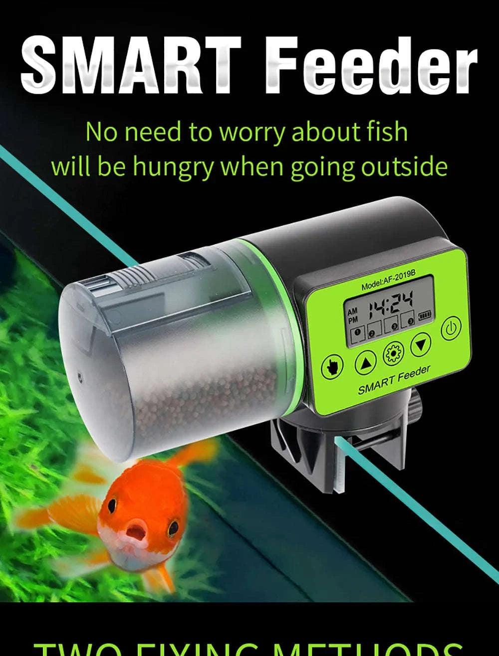 Smart Automatic Fish Feeder with Digital Timer-AF-2019B