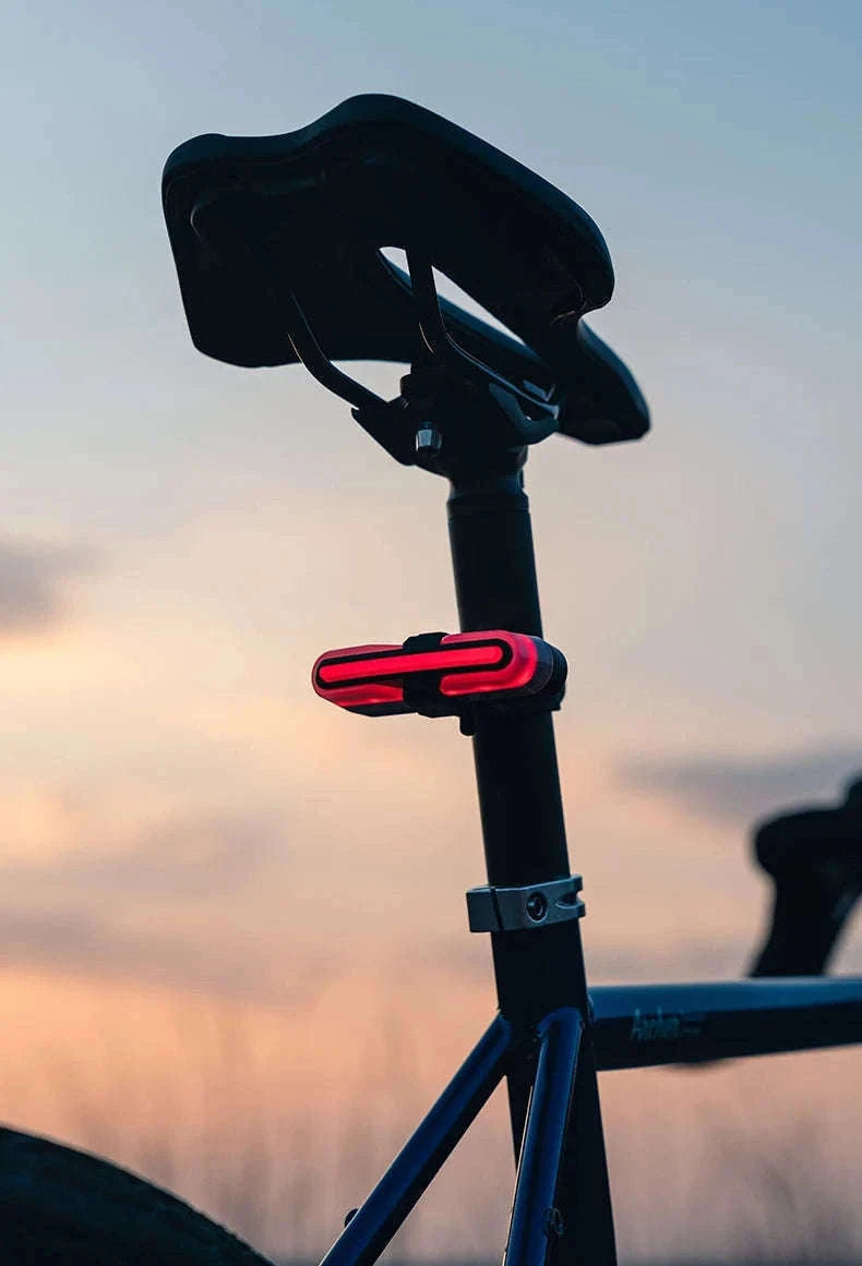 Smart Bicycle Tail Light with Brake Sensor, USB-C, IPX6 Waterproof-REX01