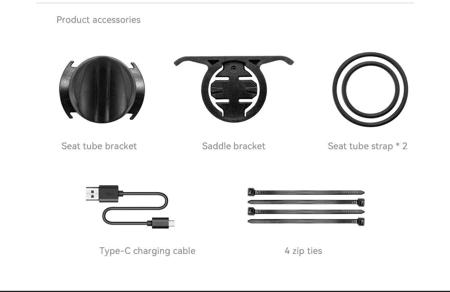 Smart Bike Tail Light with Brake Sensing & IPX6 Waterproof-Q1Ultra