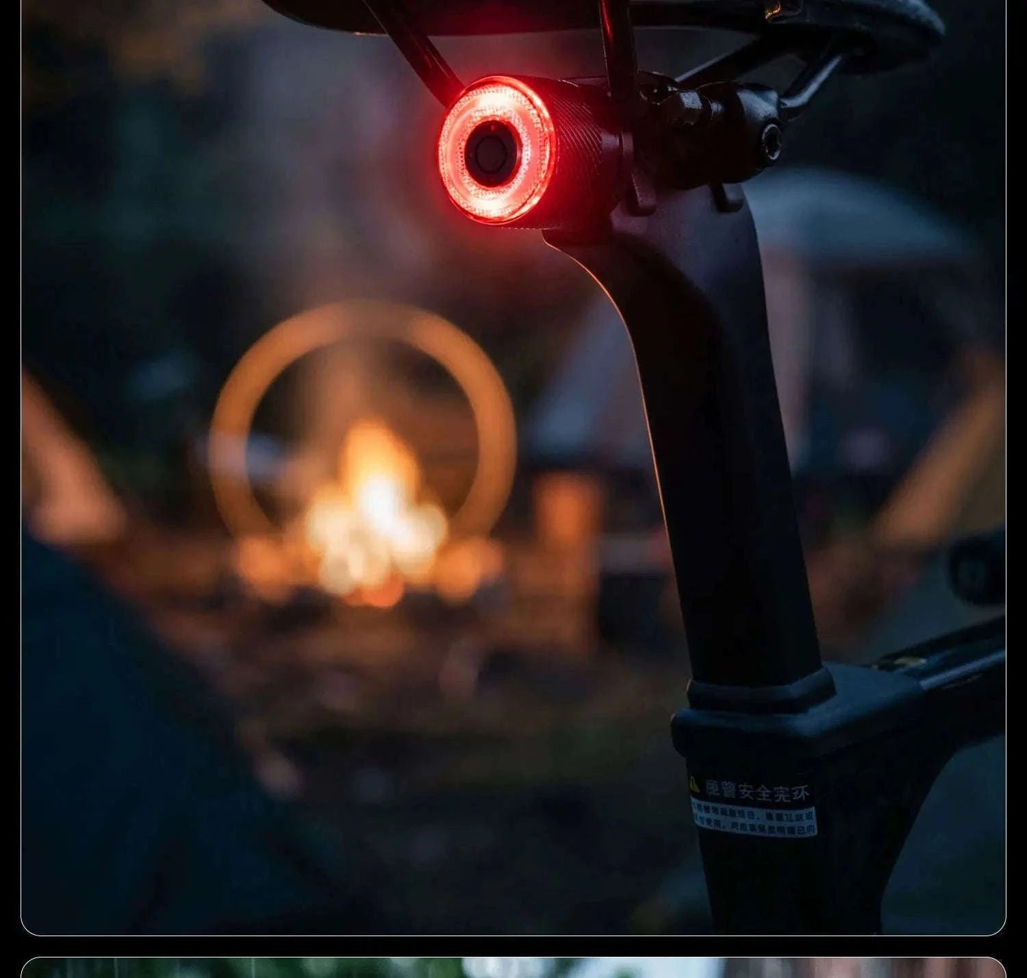 Smart Bike Tail Light with Brake Sensing & IPX6 Waterproof-Q1Ultra