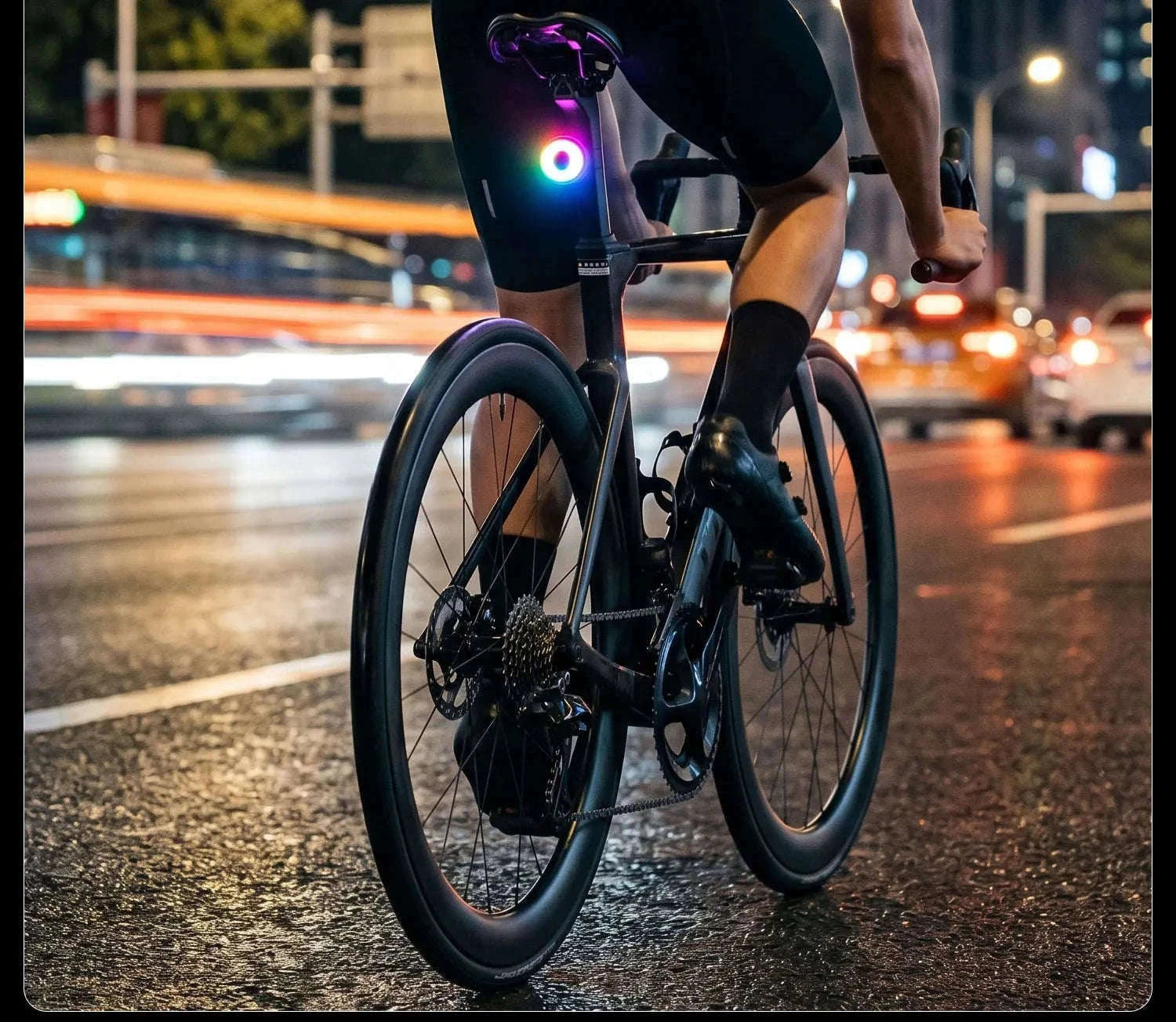Smart Bike Tail Light with Brake Sensing & IPX6 Waterproof-Q1Ultra