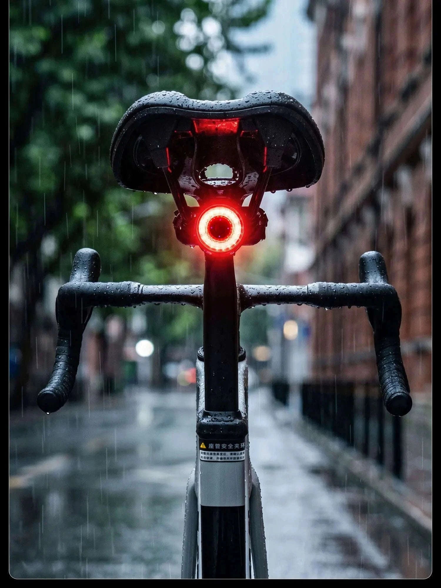 Smart Bike Tail Light with Brake Sensing & IPX6 Waterproof-Q1Ultra