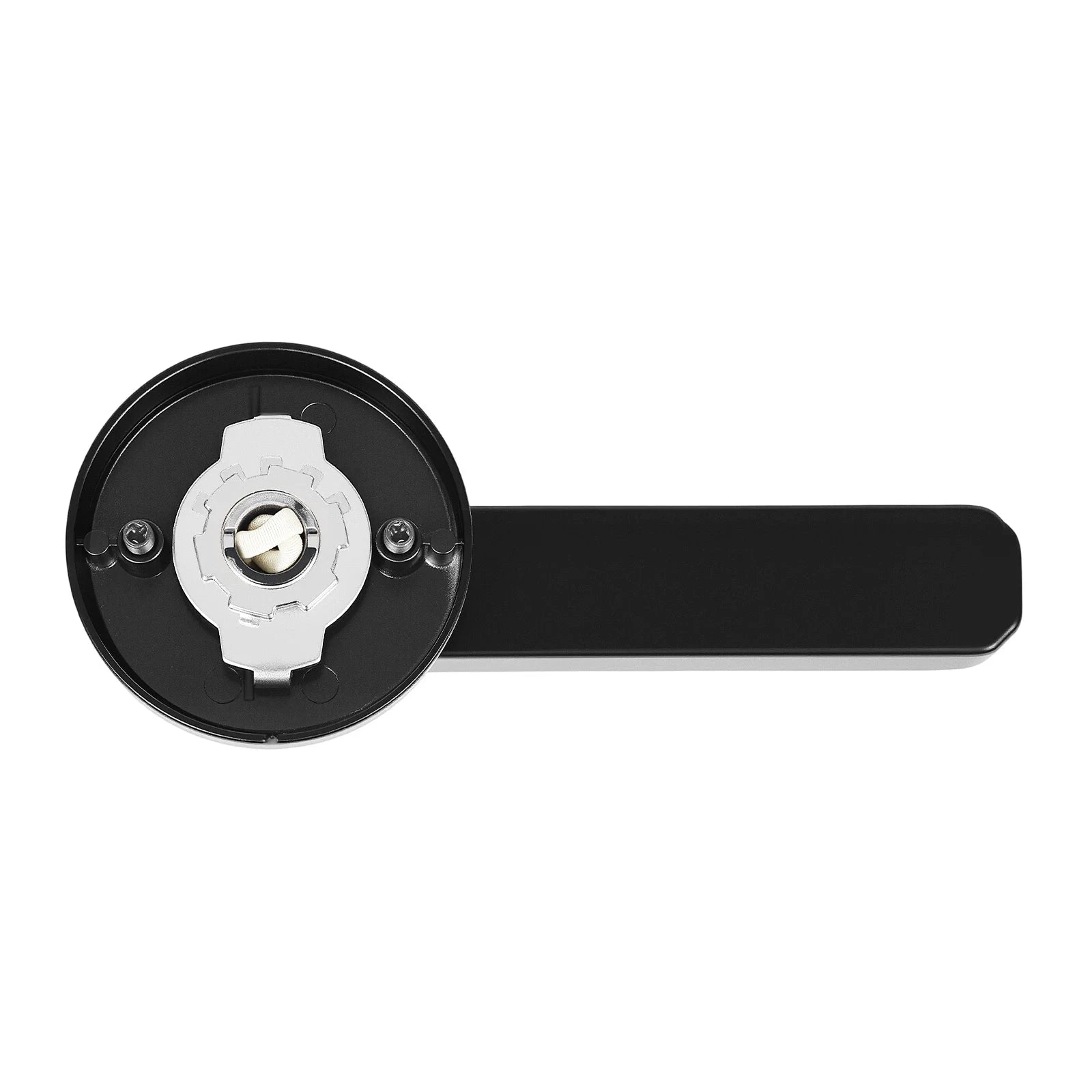 Smart Door Handle Lock with Fingerprint, Password, IC Card and Key Unlock-black / United States