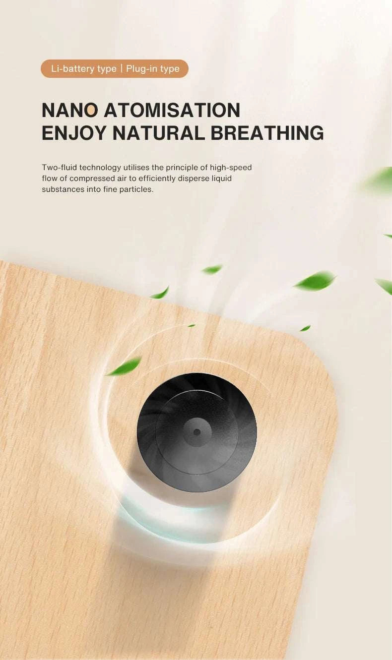 Smart Essential Oil Diffuser 120ml Quiet Aromatherapy Machine-111-Silver-UK / China Mainland