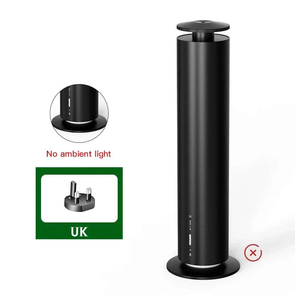 Smart Essential Oil Diffuser 120ml Quiet Aromatherapy Machine-111-Silver-UK / China Mainland