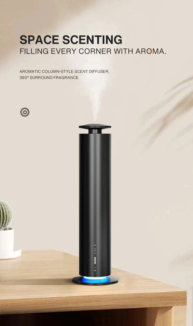 Smart Essential Oil Diffuser 120ml Quiet Aromatherapy Machine-111-Silver-UK / China Mainland