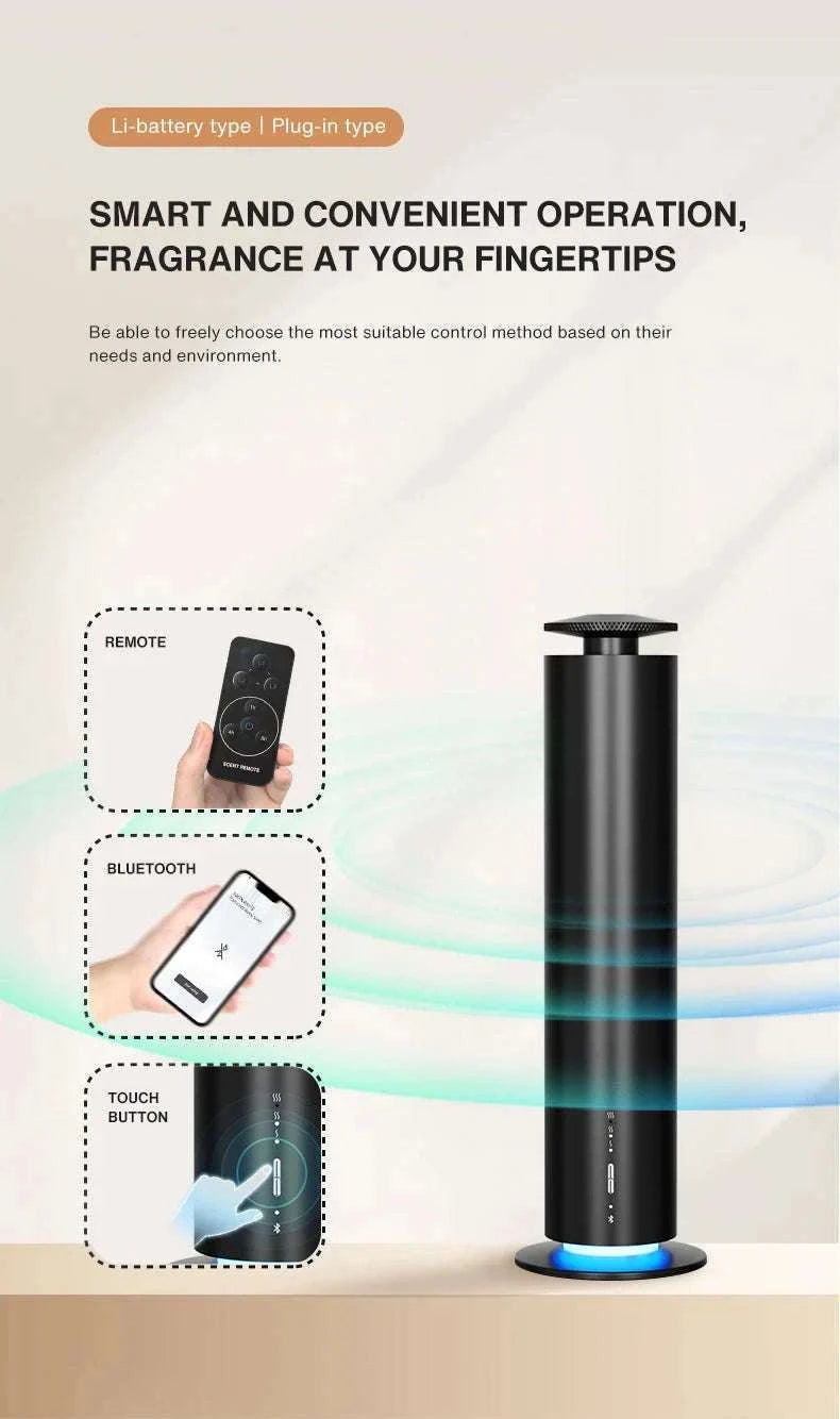 Smart Essential Oil Diffuser 120ml Quiet Aromatherapy Machine-111-Silver-UK / China Mainland
