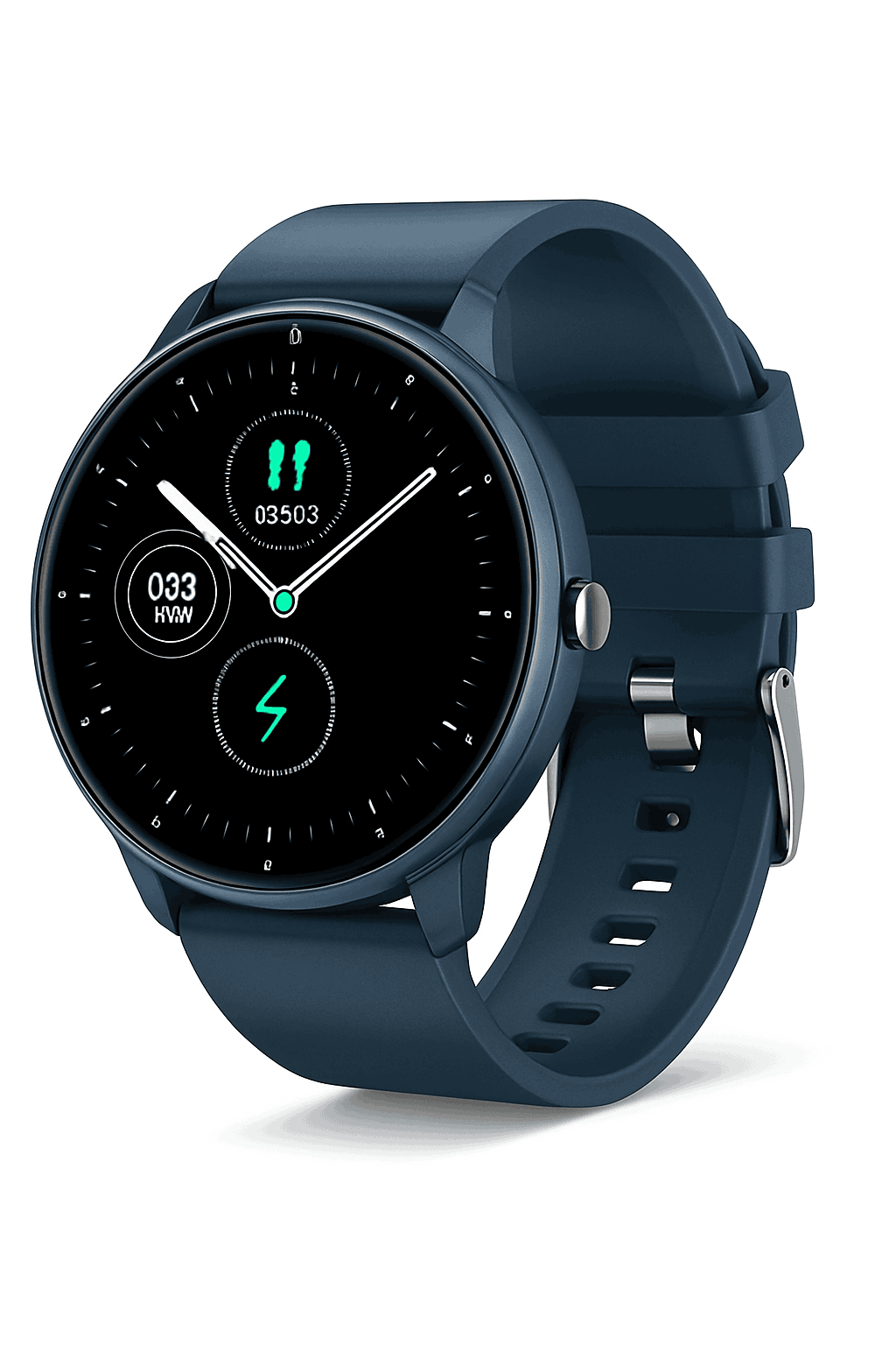 Smart Fitness Watch with Fitness Tracking and Notifications-Black