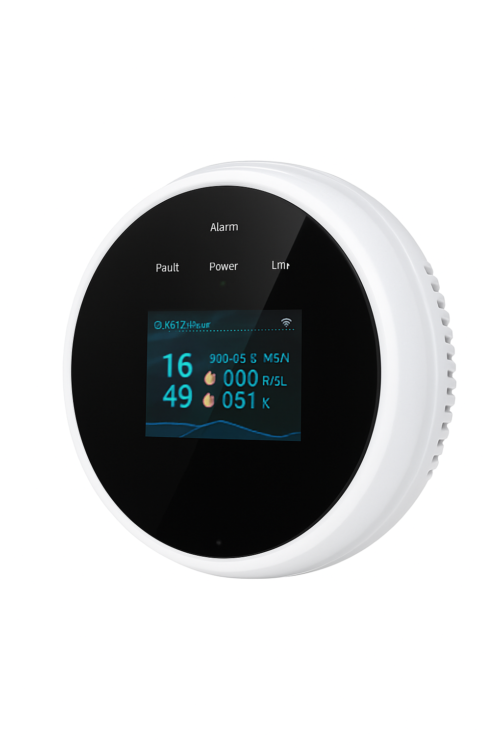 Smart gasdetektoralarm med app-advarsler og LCD-display