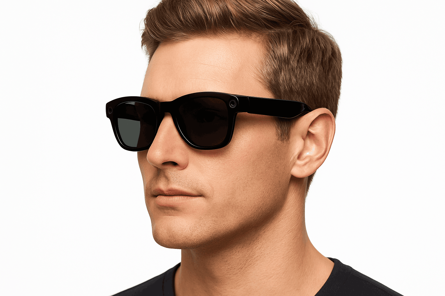 Smart Glasses with Camera, AI Translation & Bluetooth Audio M01-Anti blue light