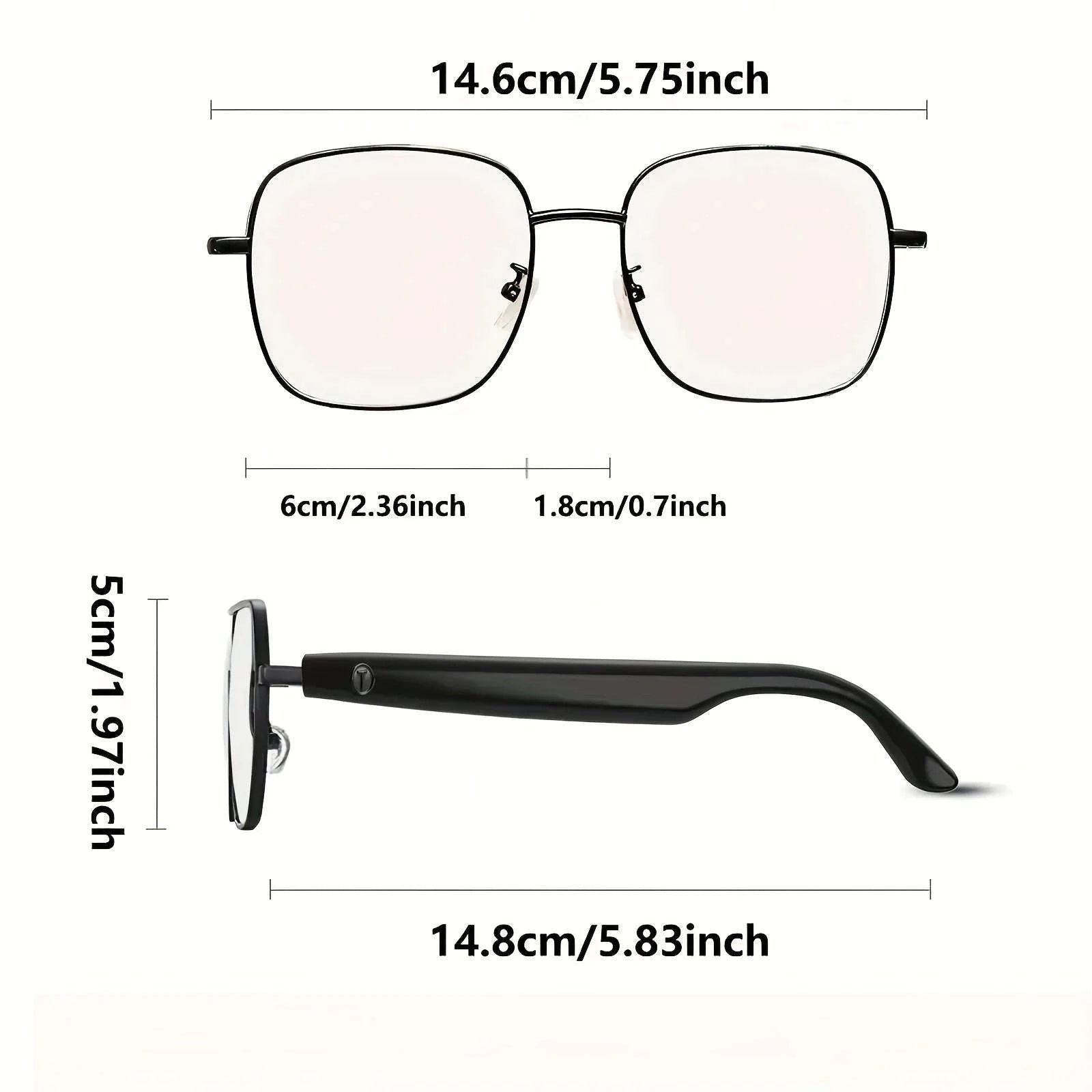 Smart Glasses with Real-Time Translation and Auto-Tinting Lenses-black / United States