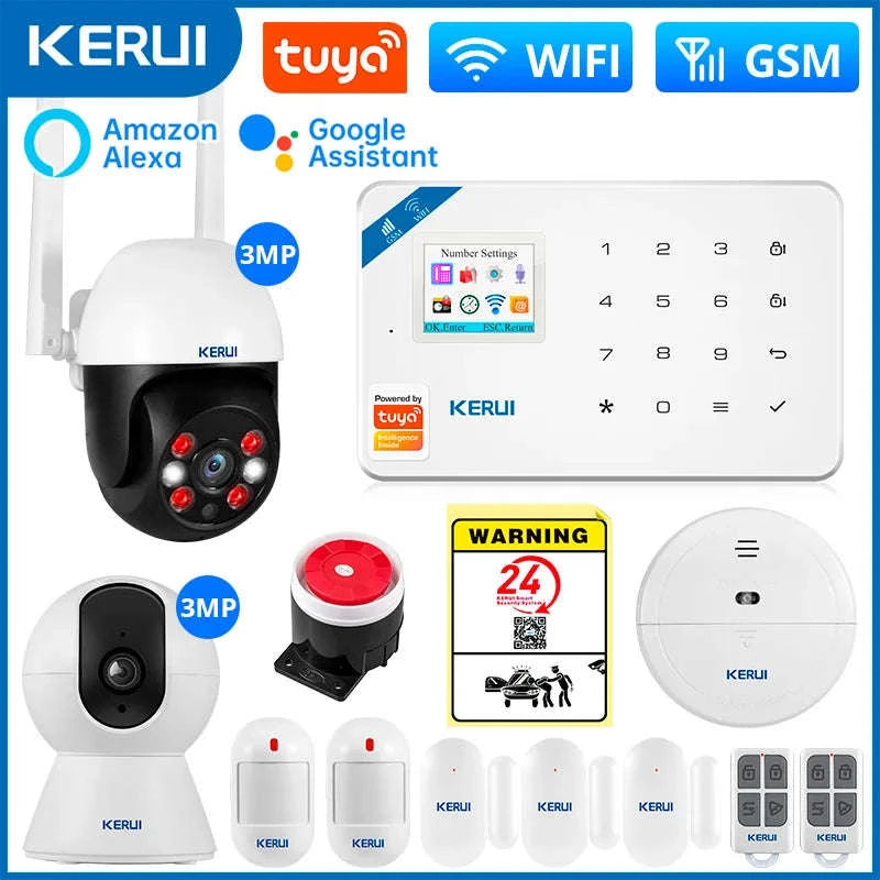 Smart Home Security Alarm System-Only Alarm Panel / US Plug