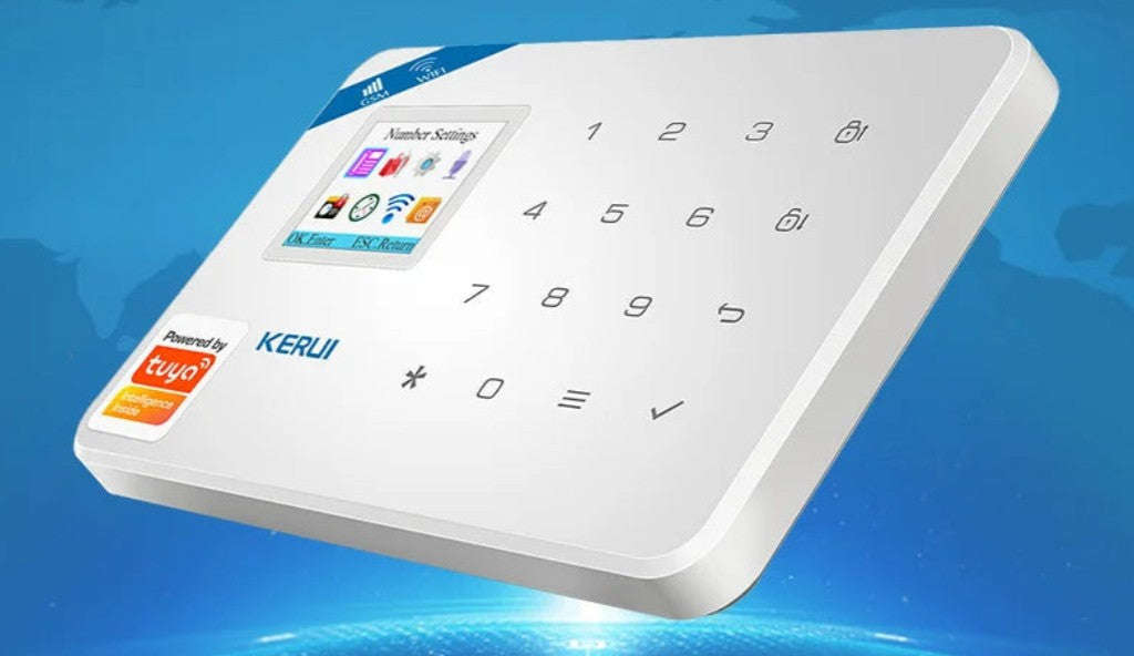 Smart Home Security Alarm System with WiFi, GSM and App Control-Only Alarm Panel / US Plug