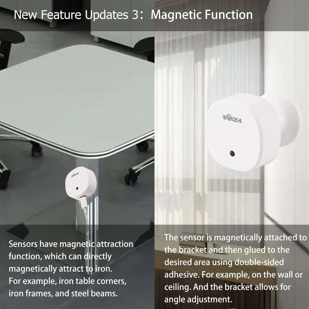 Smart Human Presence Sensor with mmWave Radar, ZigBee/WiFi, Lux Detection-Wi-Fi 5.8G Radar / China Mainland