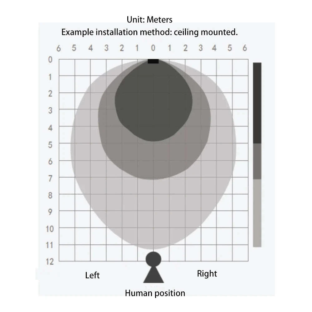 Smart Human Presence Sensor with mmWave Radar, ZigBee/WiFi, Lux Detection-Wi-Fi 5.8G Radar / China Mainland