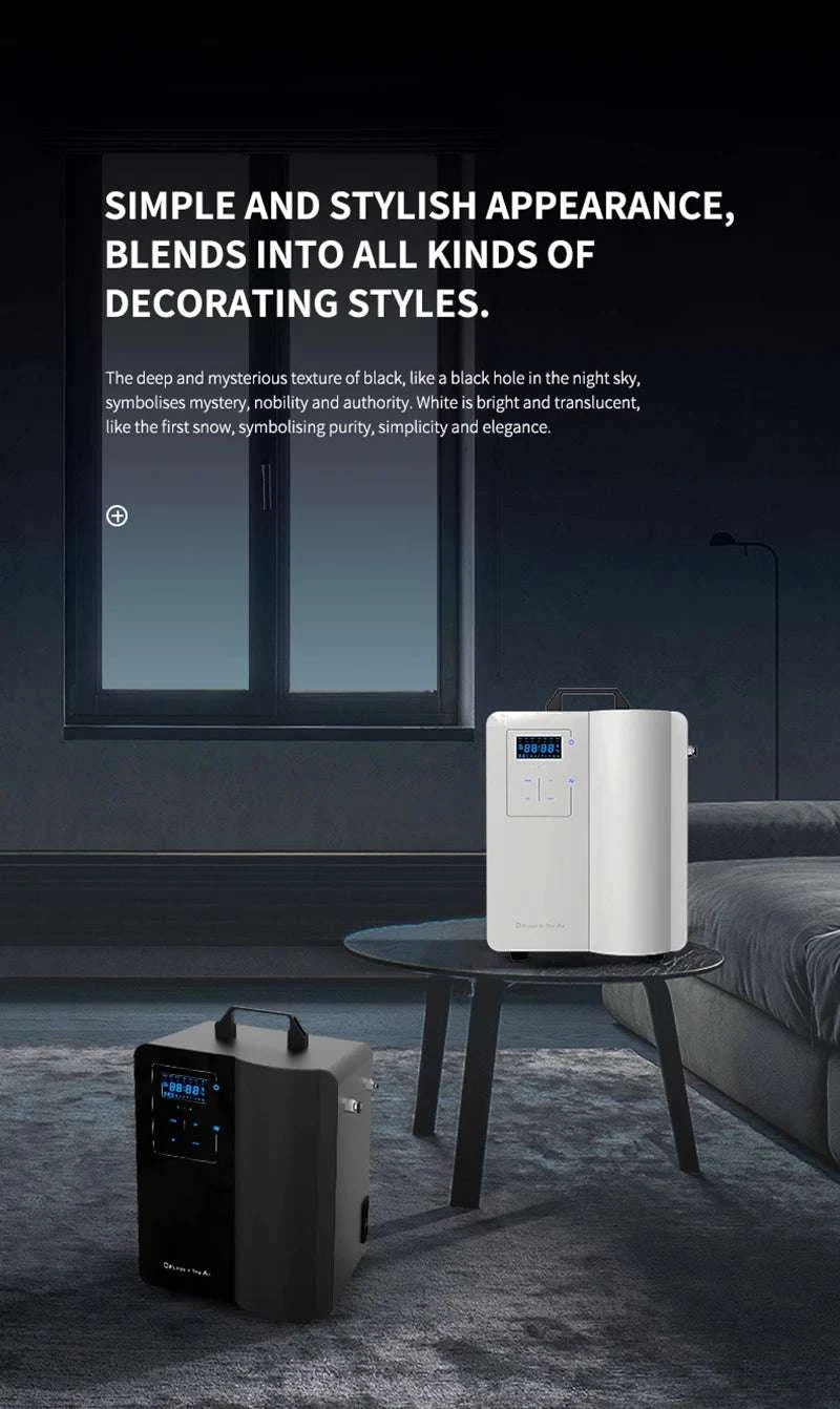 Smart HVAC Aroma Diffuser 10000m³ Coverage Bluetooth Control-bluetooth White / US / United States