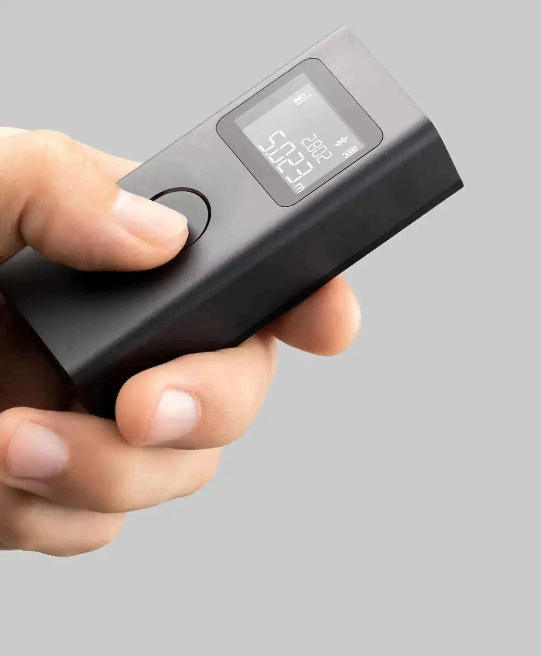 Smart Laser Distance Measure with App Control & LCD Display-GRAY